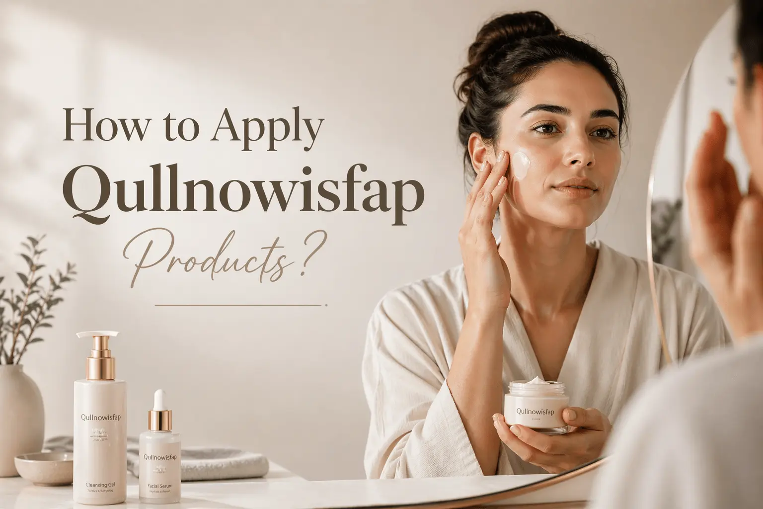 How to Apply Qullnowisfap Products